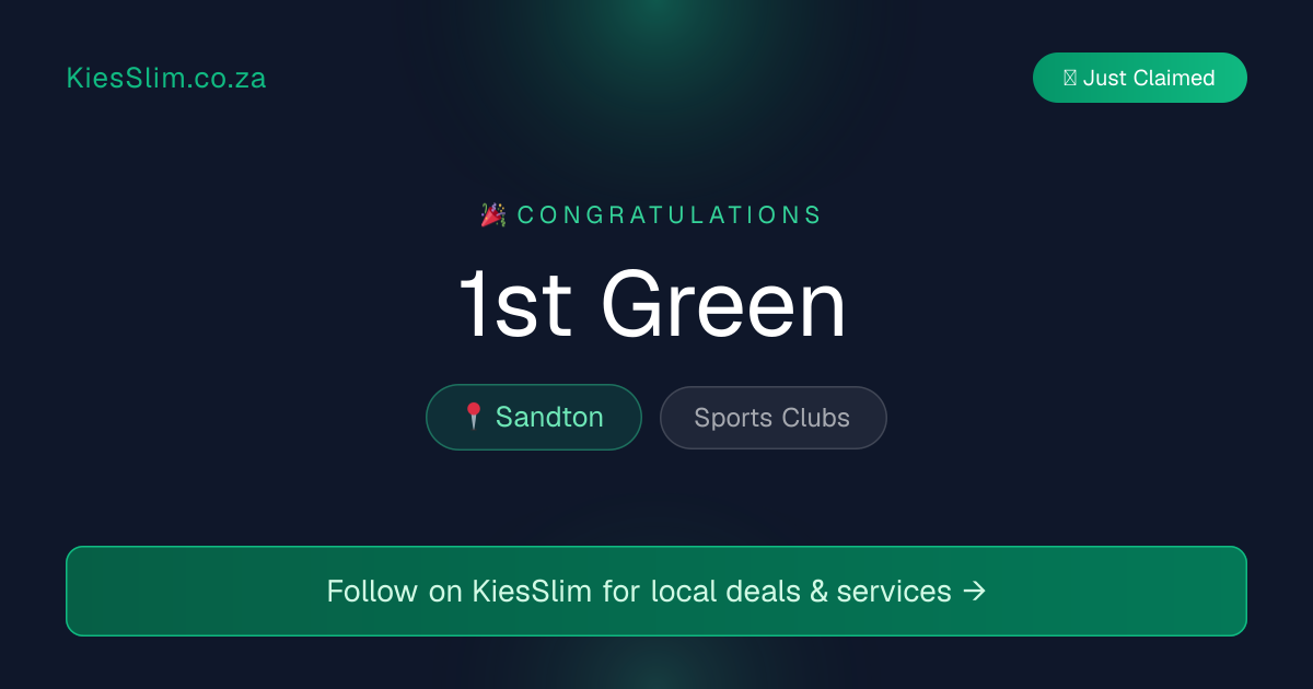 1st Green