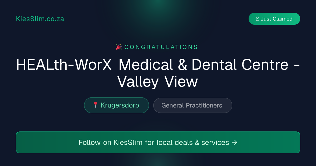 HEALth-WorX Medical & Dental Centre - Valley View