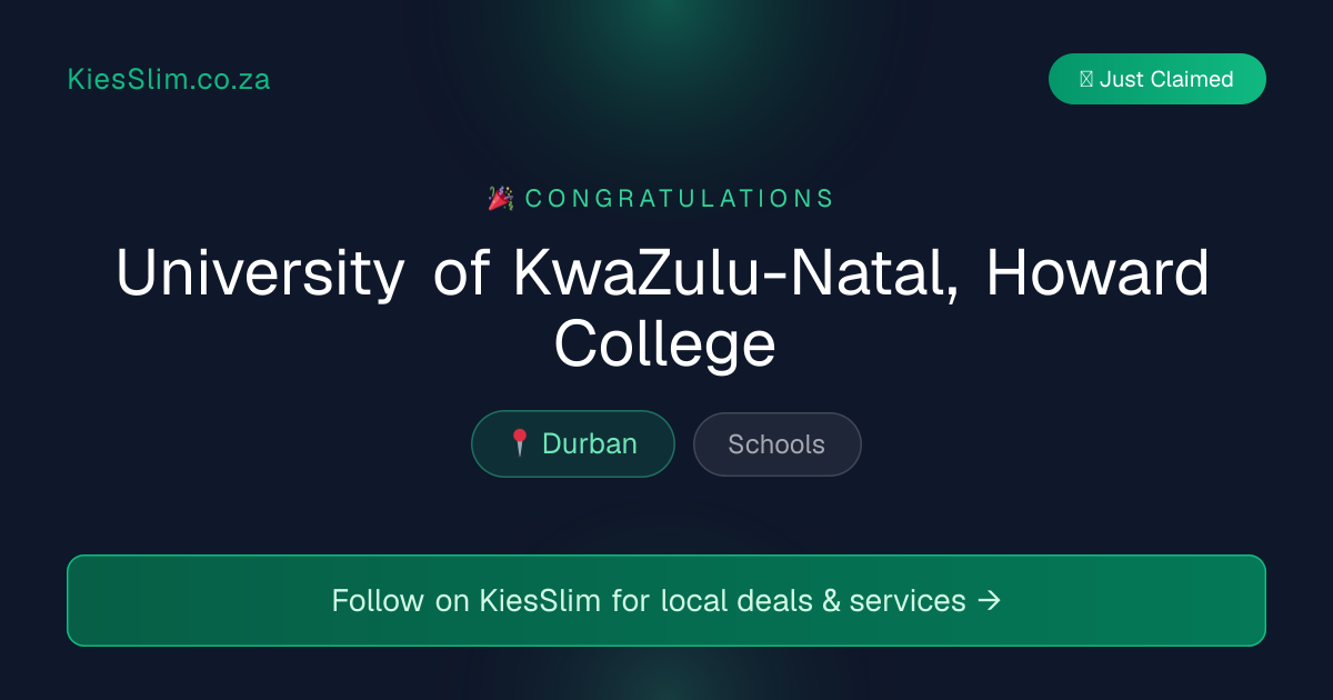 University of KwaZulu-Natal, Howard College