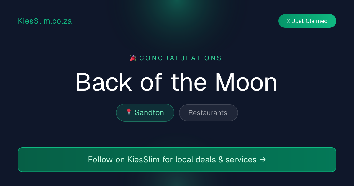Back of the Moon