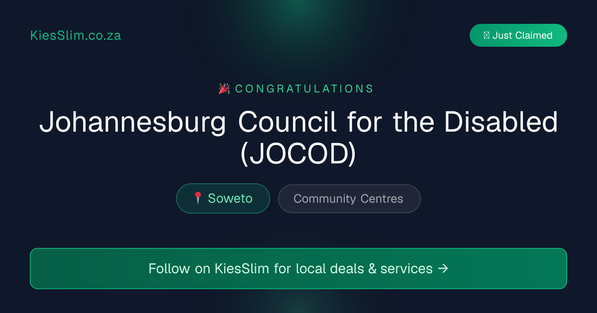 Johannesburg Council for the Disabled (JOCOD)