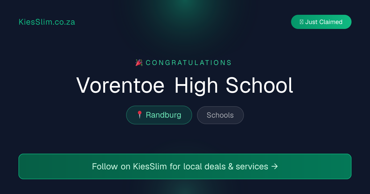 Vorentoe High School