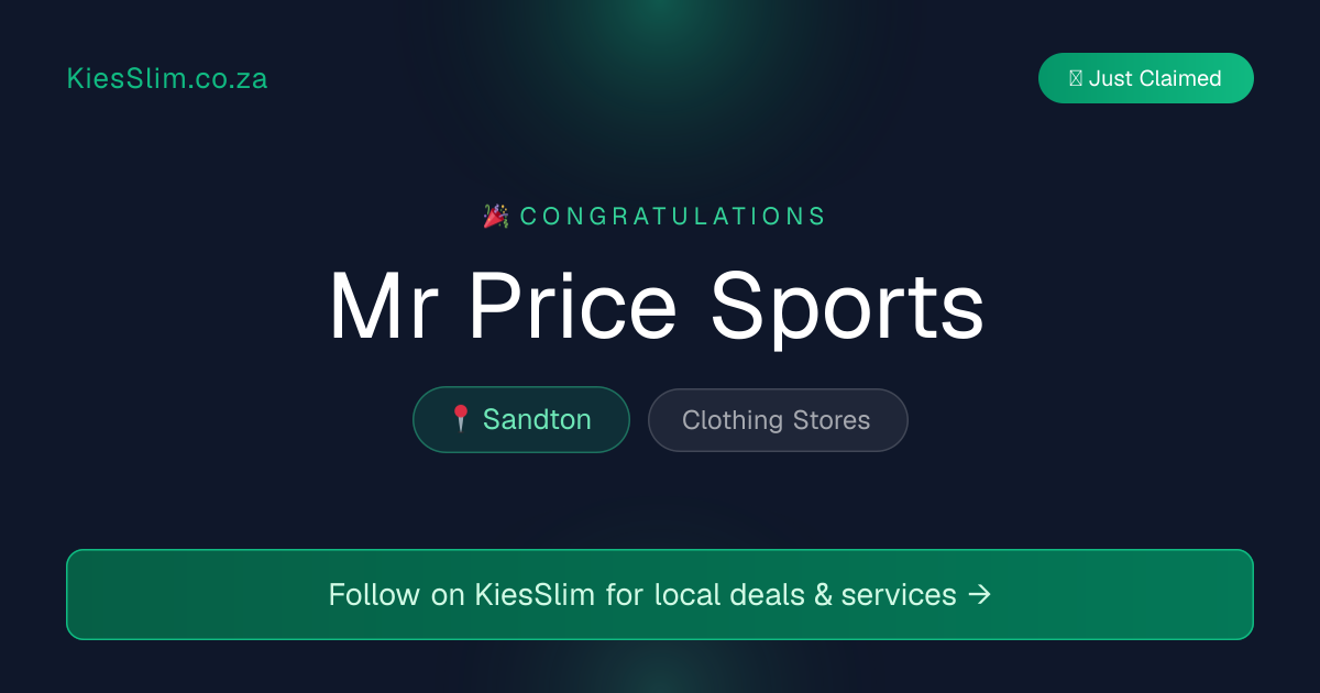 Mr Price Sports
