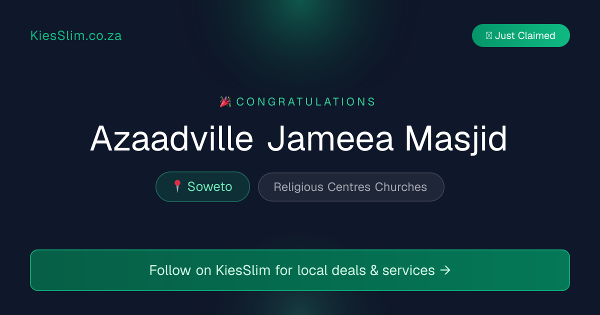 Azaadville Jameea Masjid