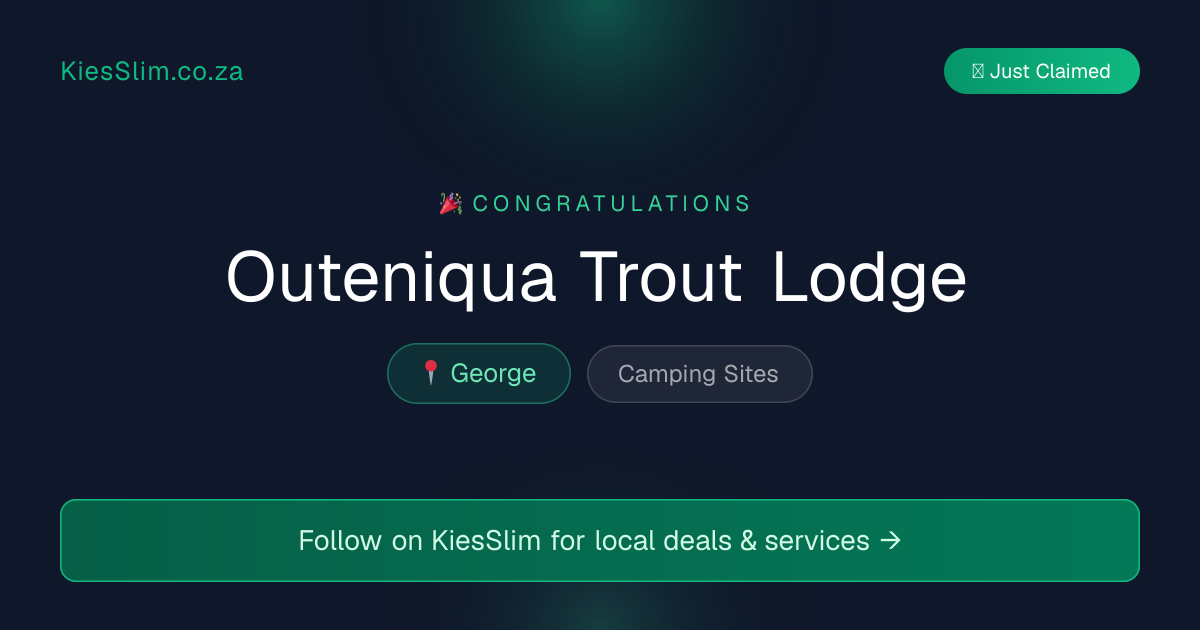 Outeniqua Trout Lodge
