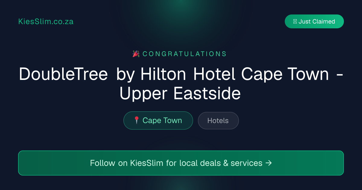 DoubleTree by Hilton Hotel Cape Town - Upper Eastside