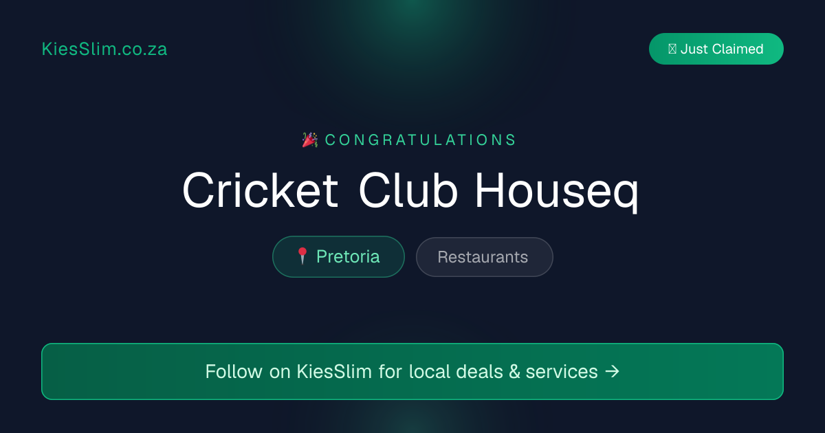 Cricket Club Houseq