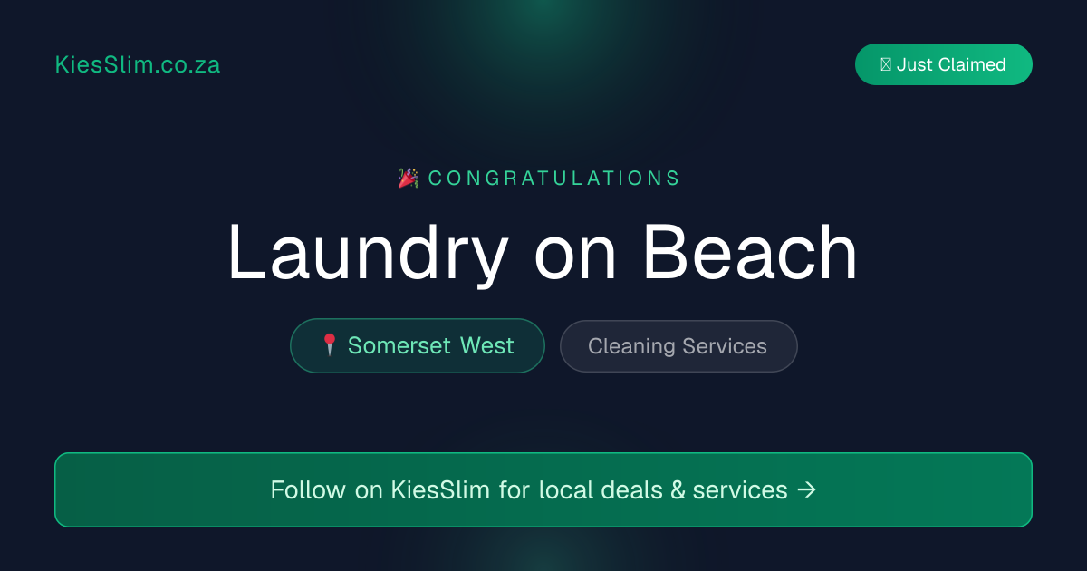 Laundry on Beach