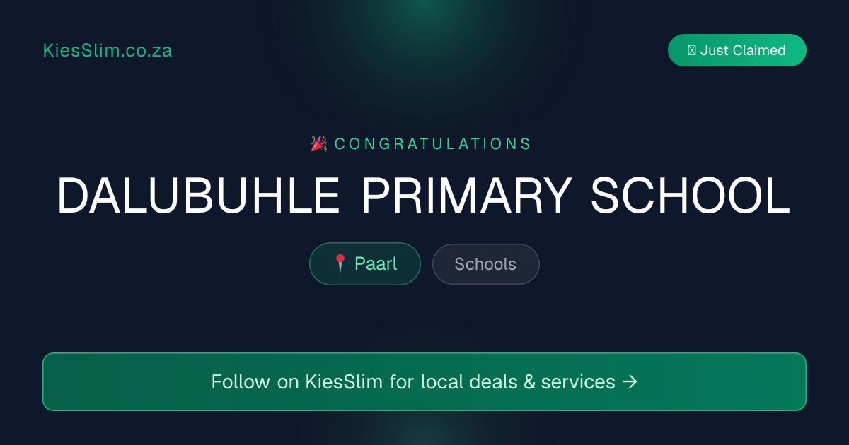 DALUBUHLE PRIMARY SCHOOL