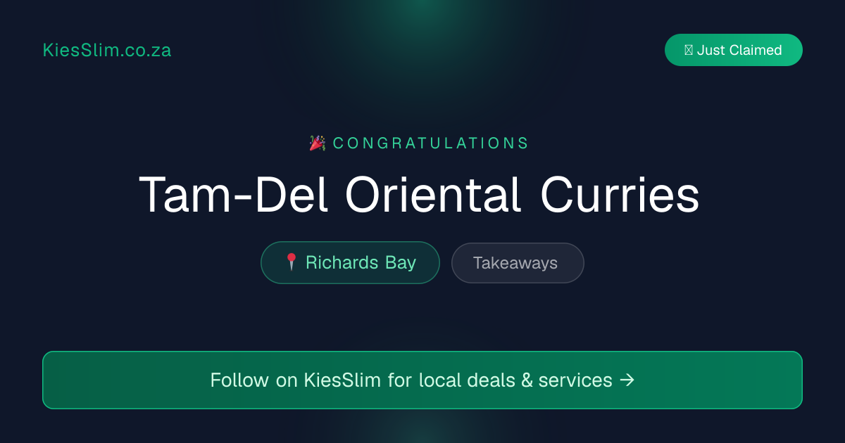 Tam-Del Oriental Curries
