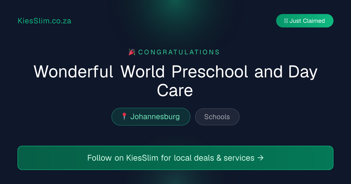 Wonderful World Preschool and Day Care