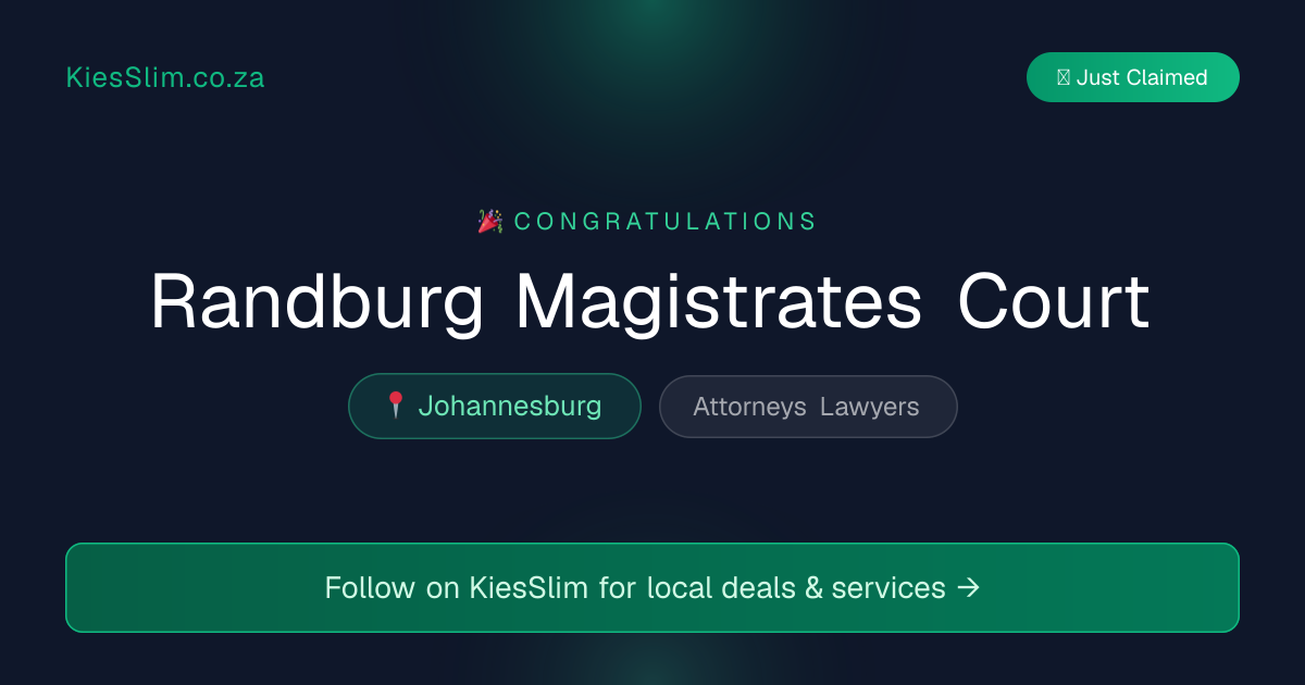 Randburg Magistrates Court