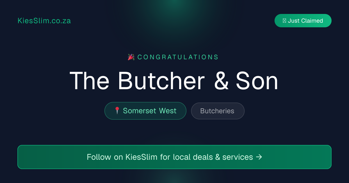 The Butcher & Son