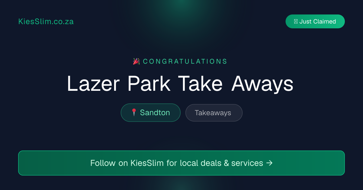 Lazer Park Take Aways