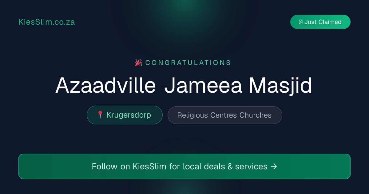 Azaadville Jameea Masjid