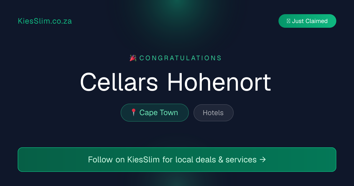 Cellars Hohenort