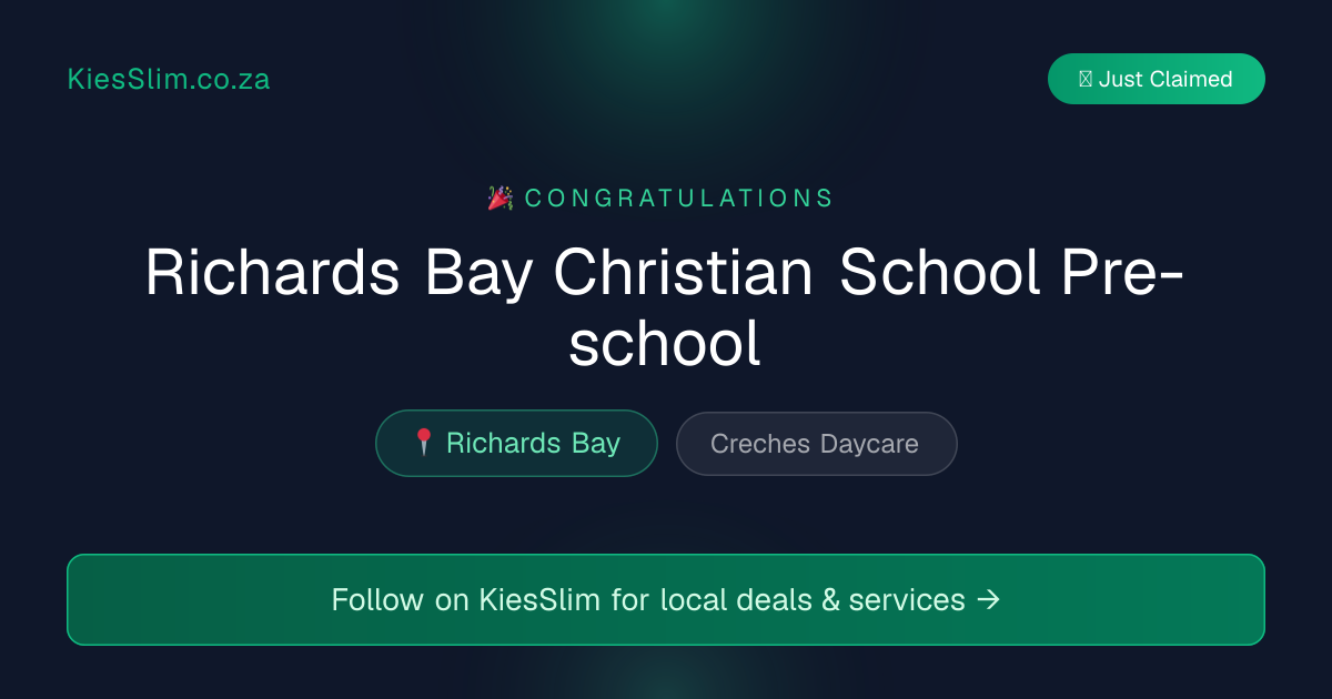 Richards Bay Christian School Pre-school