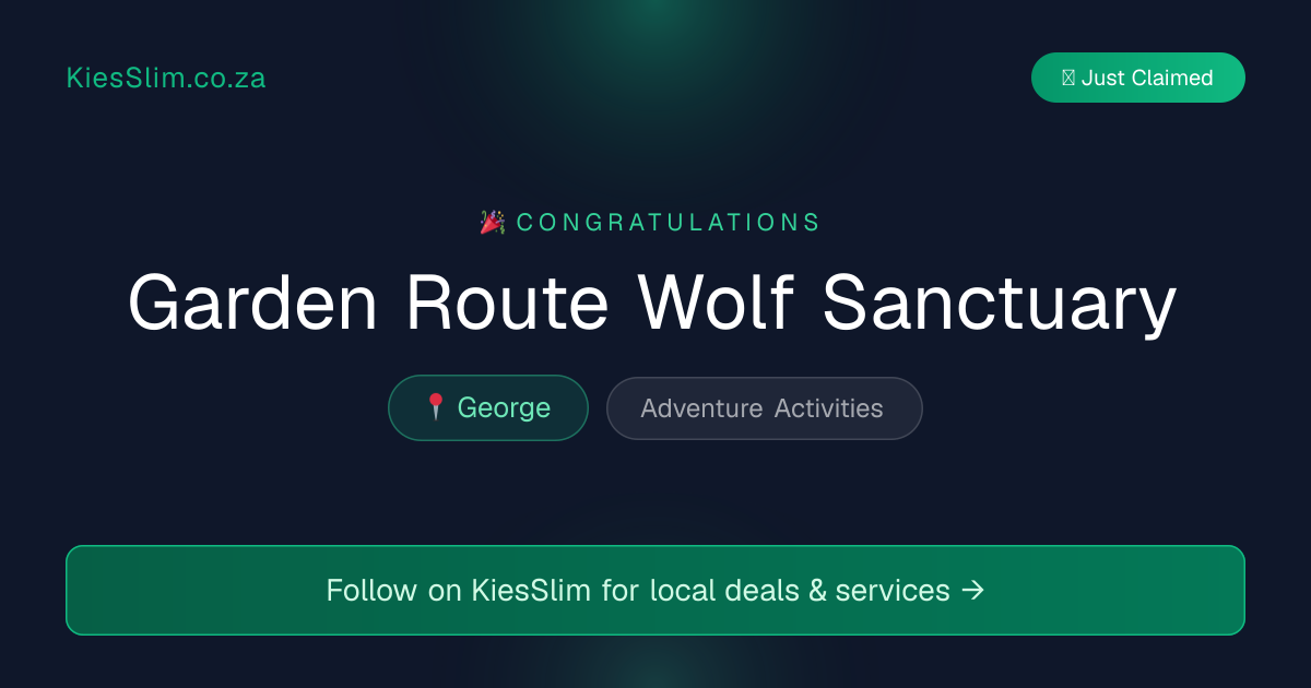 Garden Route Wolf Sanctuary