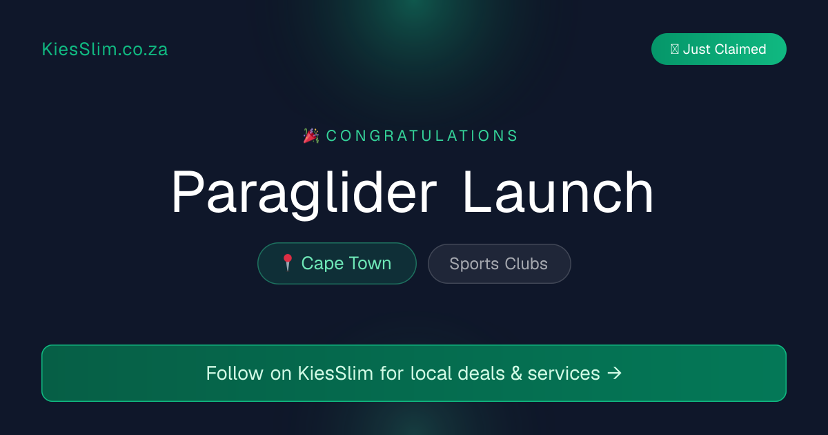 Paraglider Launch