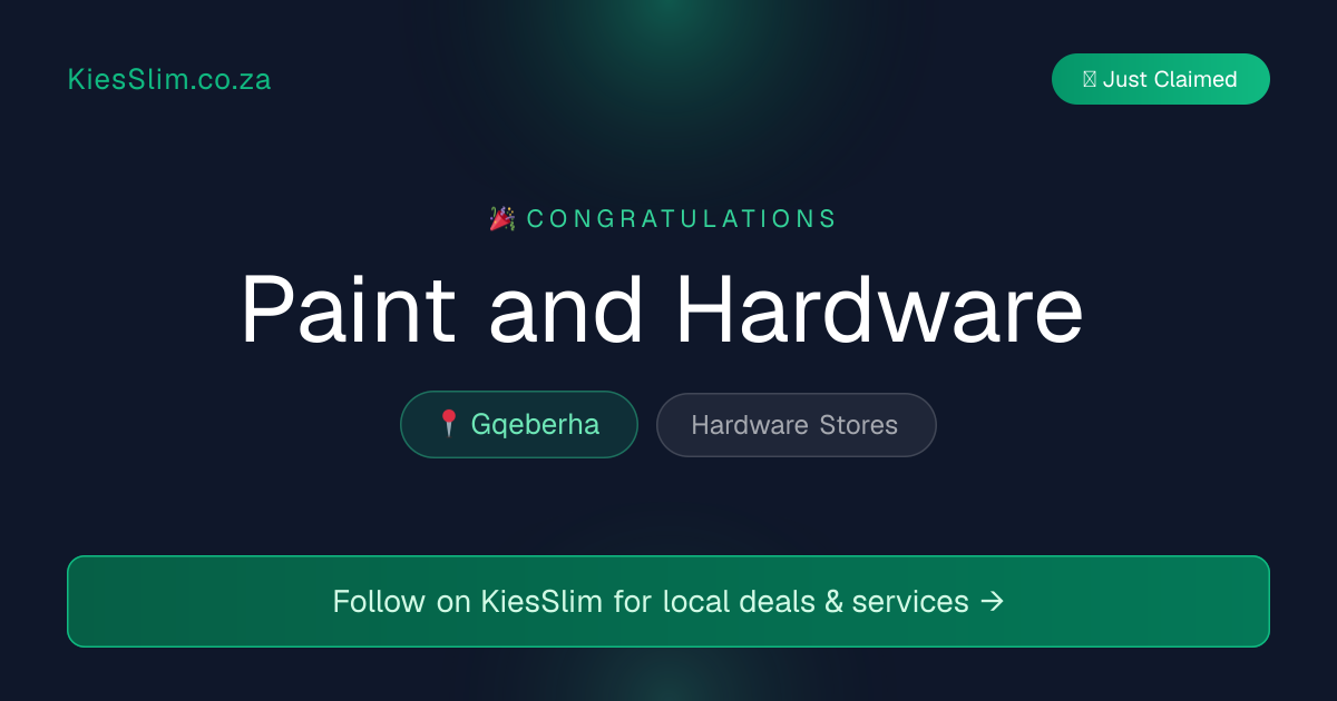 Paint and Hardware