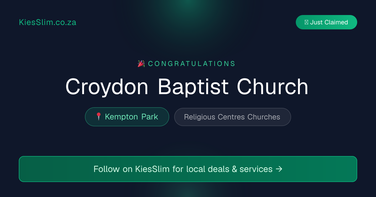 Croydon Baptist Church