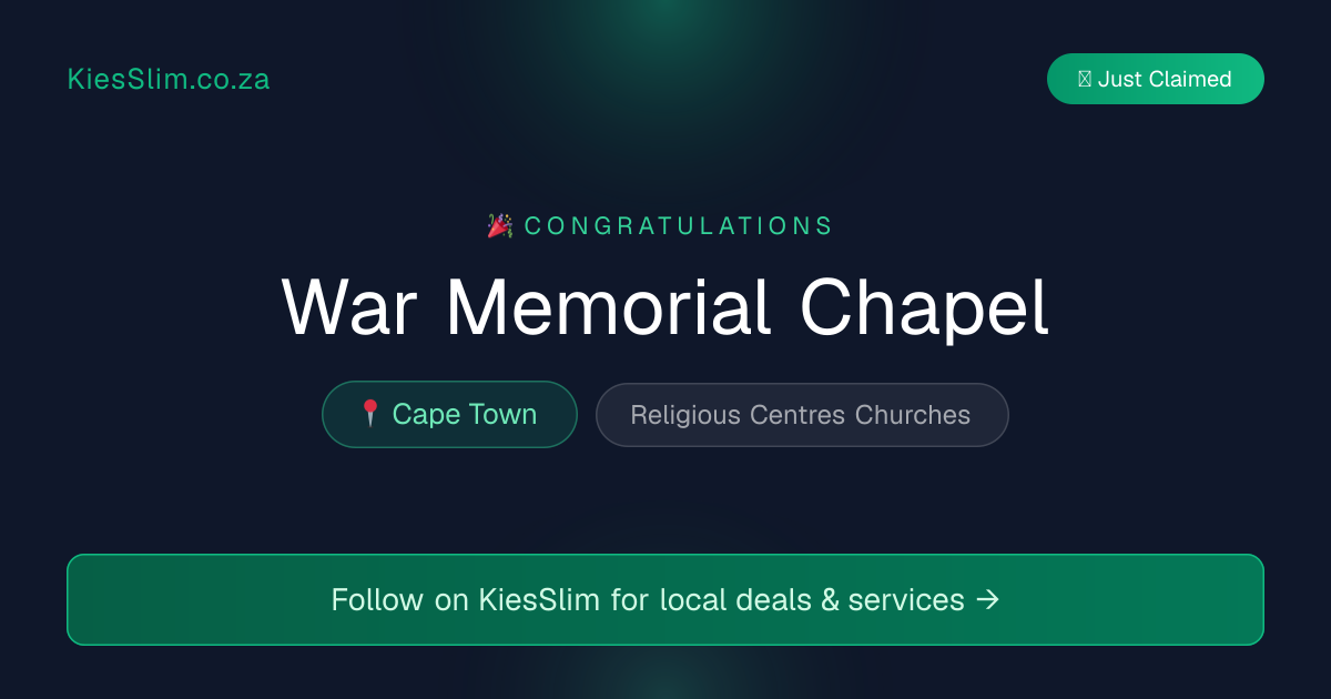 War Memorial Chapel