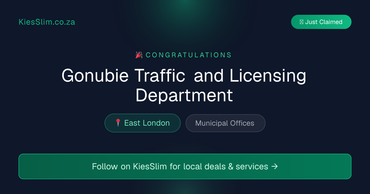 Gonubie Traffic and Licensing Department