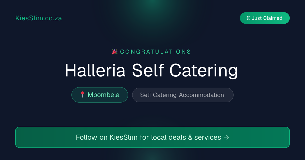 Halleria Self Catering