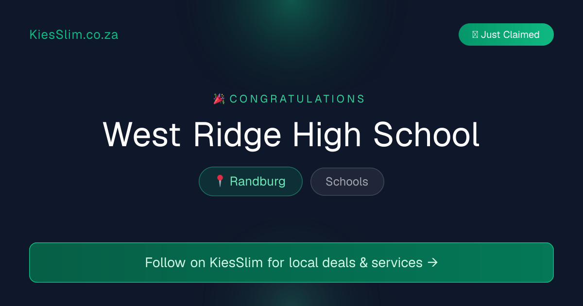 West Ridge High School