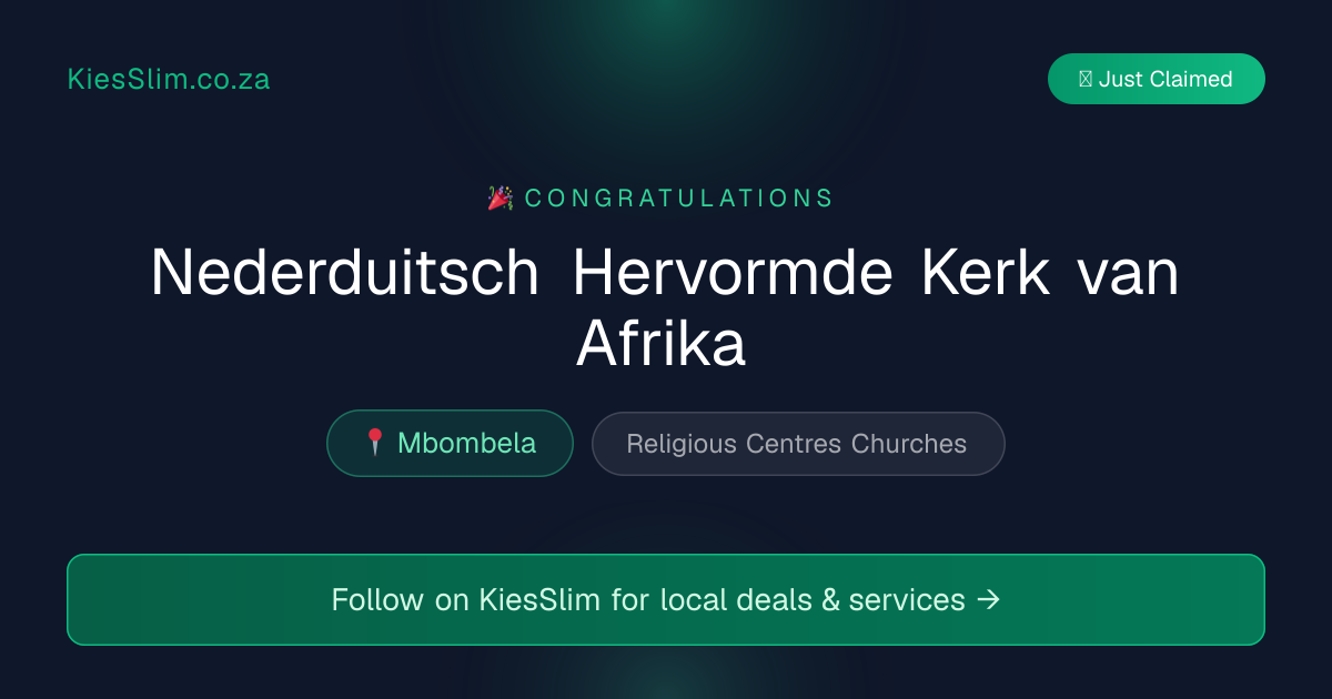 Nederduitsch Hervormde Kerk van Afrika