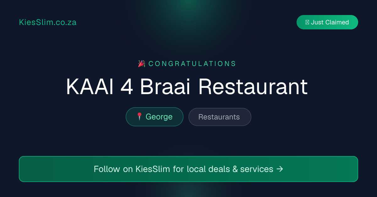KAAI 4 Braai Restaurant