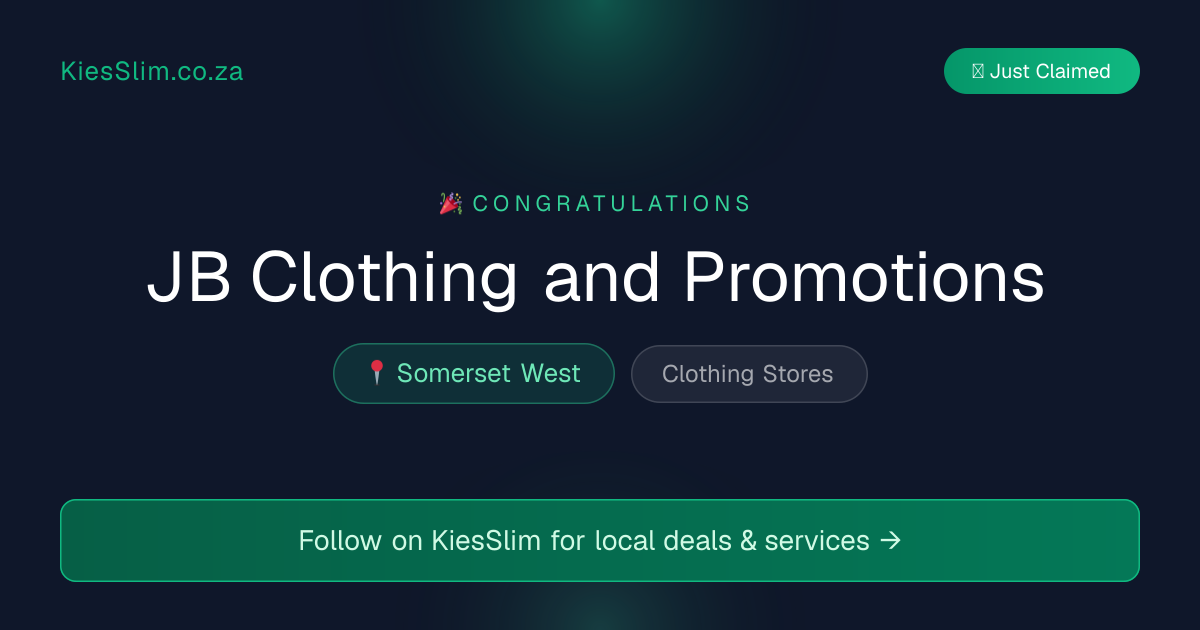 JB Clothing and Promotions