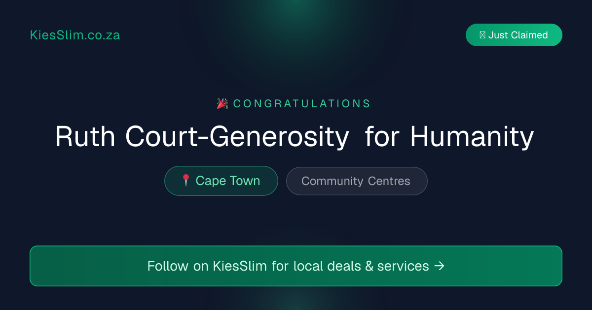 Ruth Court-Generosity for Humanity