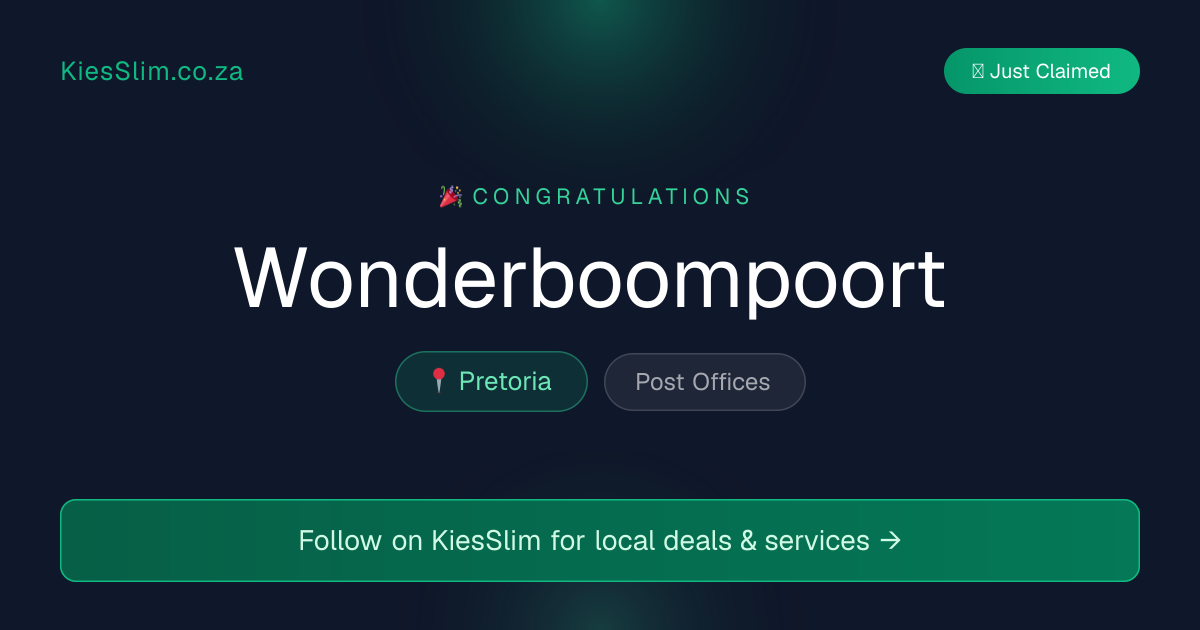 Wonderboompoort