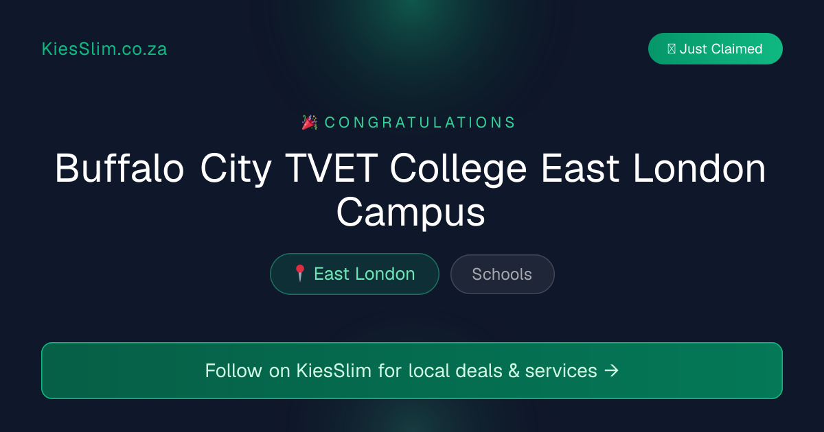 Buffalo City TVET College East London Campus
