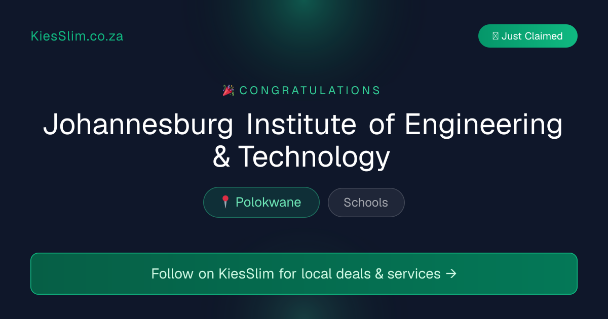 Johannesburg Institute of Engineering & Technology