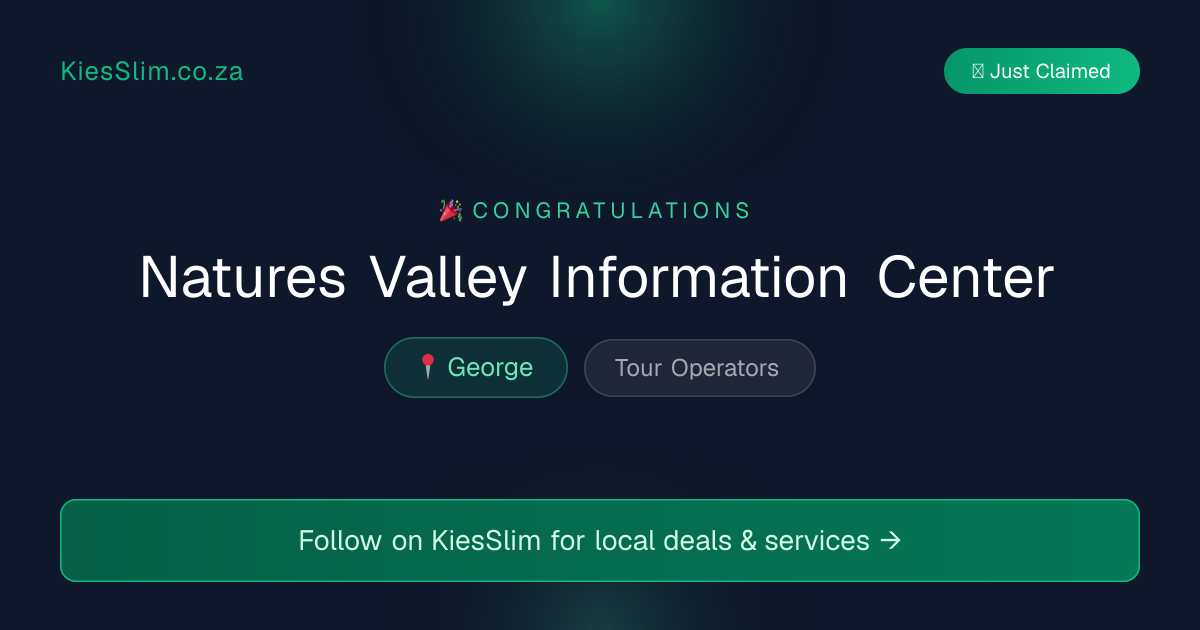 Natures Valley Information Center