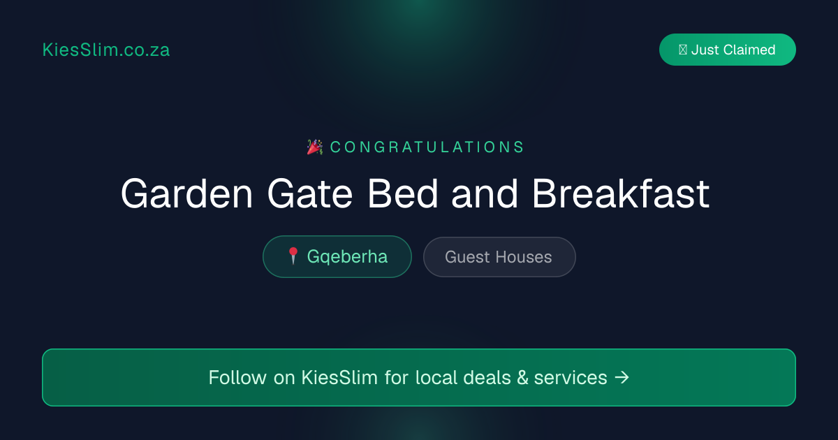 Garden Gate Bed and Breakfast