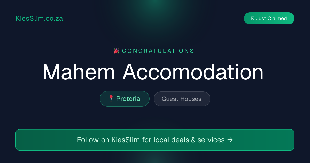 Mahem Accomodation