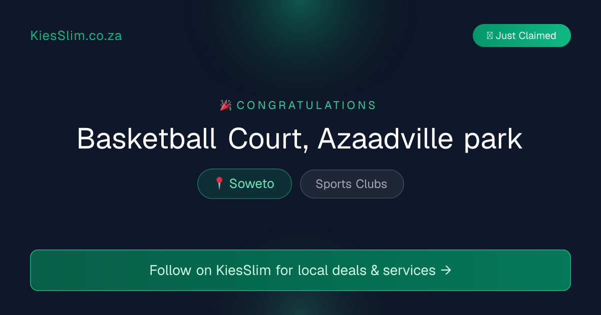 Basketball Court, Azaadville park