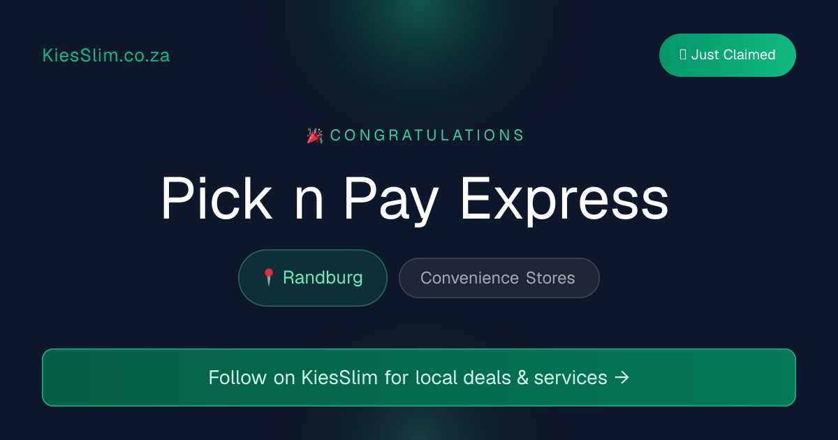 Pick n Pay Express
