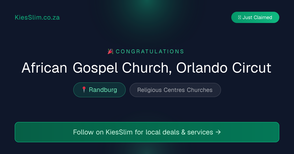 African Gospel Church, Orlando Circut