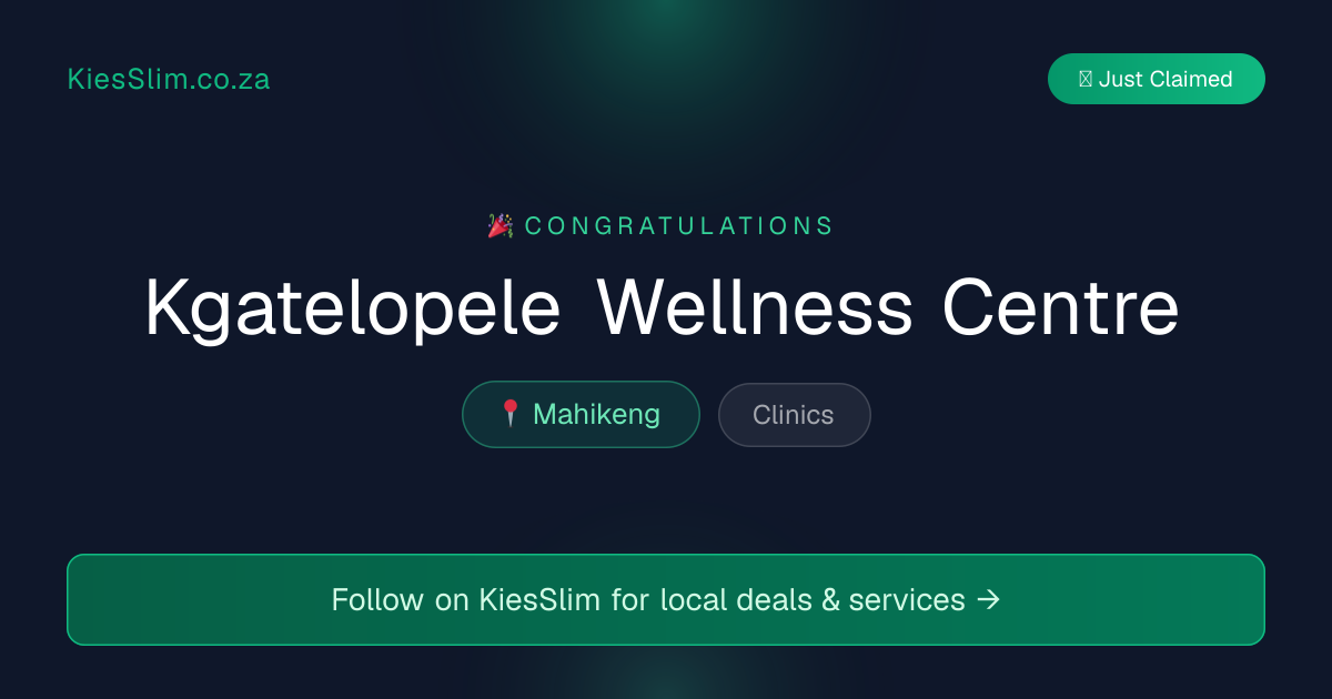 Kgatelopele Wellness Centre