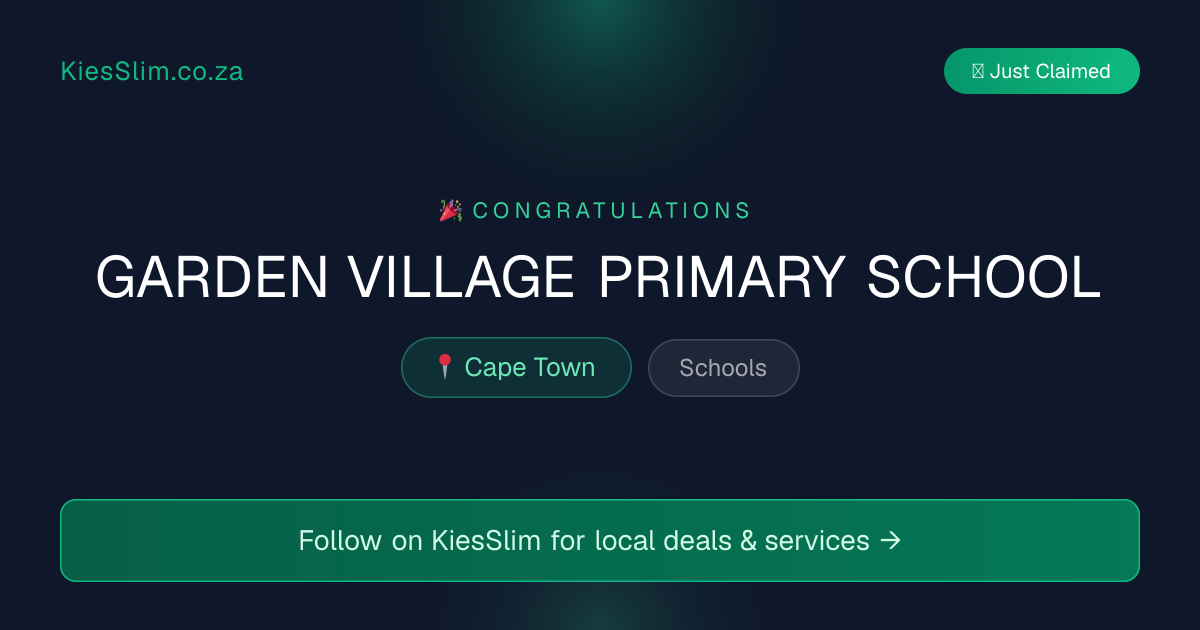 GARDEN VILLAGE PRIMARY SCHOOL