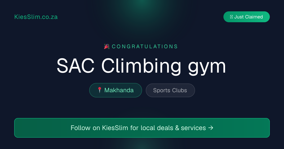 SAC Climbing gym