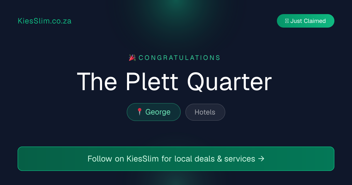 The Plett Quarter