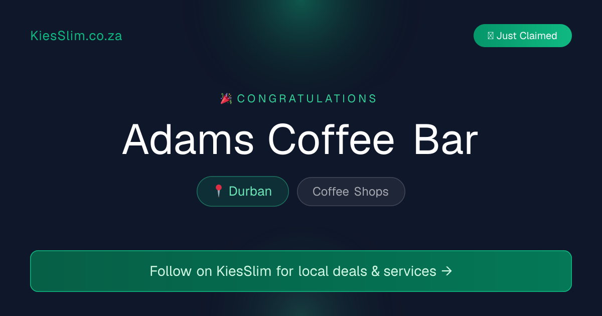 Adams Coffee Bar