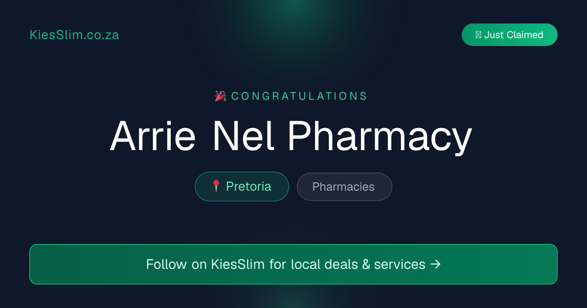 Arrie Nel Pharmacy