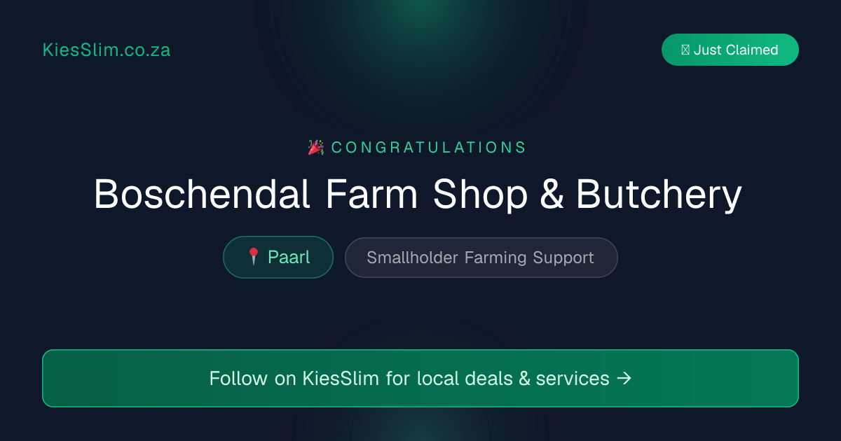 Boschendal Farm Shop & Butchery