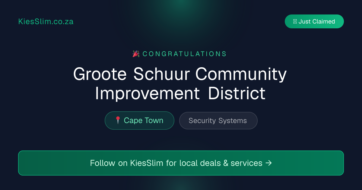 Groote Schuur Community Improvement District
